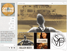 Tablet Screenshot of offtherecordmusicsupervision.com